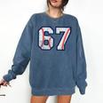 67 Sports Meme – Baseball Number 6 7 Comfort Colors Sweatshirt Blue Jean 67 Sports Meme – Baseball Number 6 7 Comfort Colors Sweatshirt Blue Jean