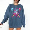6th Birthday Boys Baseball Ice Cream Drip Boys Baseball Comfort Colors Sweatshirt Blue Jean 6th Birthday Boys Baseball Ice Cream Drip Boys Baseball Comfort Colors Sweatshirt Blue Jean