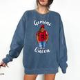 African American Baseball Mom Gemini Queen Zodiac Sign Comfort Colors Sweatshirt Blue Jean African American Baseball Mom Gemini Queen Zodiac Sign Comfort Colors Sweatshirt Blue Jean