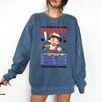 Always Your Biggest Fan Baseball Mom Comfort Colors Sweatshirt Blue Jean Always Your Biggest Fan Baseball Mom Comfort Colors Sweatshirt Blue Jean