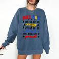 Ball Mom Proud Volleyball Baseball Mom Comfort Colors Sweatshirt Blue Jean
