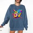Banana Baseball 67 Ice Cream Drip Meme Comfort Colors Sweatshirt Blue Jean Banana Baseball 67 Ice Cream Drip Meme Comfort Colors Sweatshirt Blue Jean