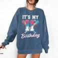 Baseball 11 Year Old Ice Cream Drip 11th Birthday Boys Comfort Colors Sweatshirt Blue Jean Baseball 11 Year Old Ice Cream Drip 11th Birthday Boys Comfort Colors Sweatshirt Blue Jean