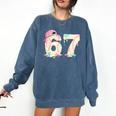Baseball 67 Dripping Six Seven Drip Boys Gen Z Comfort Colors Sweatshirt Blue Jean Baseball 67 Dripping Six Seven Drip Boys Gen Z Comfort Colors Sweatshirt Blue Jean