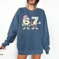 Baseball 67 Dripping Six Seven Drip Meme Ice Cream Boy Comfort Colors Sweatshirt Blue Jean Baseball 67 Dripping Six Seven Drip Meme Ice Cream Boy Comfort Colors Sweatshirt Blue Jean