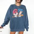 Baseball 67 Kids Ice Cream Drip Six Seven Youth Boys Comfort Colors Sweatshirt Blue Jean Baseball 67 Kids Ice Cream Drip Six Seven Youth Boys Comfort Colors Sweatshirt Blue Jean