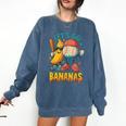 Baseball Banana Sports Drip Art For Kids Comfort Colors Sweatshirt Blue Jean Baseball Banana Sports Drip Art For Kids Comfort Colors Sweatshirt Blue Jean