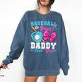 Baseball Or Bows Daddy Loves You Gender Reveal Family Comfort Colors Sweatshirt Blue Jean Baseball Or Bows Daddy Loves You Gender Reveal Family Comfort Colors Sweatshirt Blue Jean