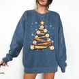 Baseball Christmas Tree Light Xmas Baseball Comfort Colors Sweatshirt Blue Jean Baseball Christmas Tree Light Xmas Baseball Comfort Colors Sweatshirt Blue Jean