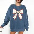 Baseball Coquette Bow Cute Baseball Game Comfort Colors Sweatshirt Blue Jean Baseball Coquette Bow Cute Baseball Game Comfort Colors Sweatshirt Blue Jean