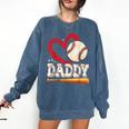 Baseball Daddy Baseball Heart Family Matching Comfort Colors Sweatshirt Blue Jean Baseball Daddy Baseball Heart Family Matching Comfort Colors Sweatshirt Blue Jean