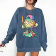 Baseball Drip For Boys Ice Cream Drip Baseball Sport Comfort Colors Sweatshirt Blue Jean Baseball Drip For Boys Ice Cream Drip Baseball Sport Comfort Colors Sweatshirt Blue Jean