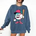 Baseball Drip Boys Ice Cream Youth Comfort Colors Sweatshirt Blue Jean Baseball Drip Boys Ice Cream Youth Comfort Colors Sweatshirt Blue Jean