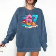 Baseball Drip Ice Cream 67 Graffiti Splash Melt Comfort Colors Sweatshirt Blue Jean Baseball Drip Ice Cream 67 Graffiti Splash Melt Comfort Colors Sweatshirt Blue Jean