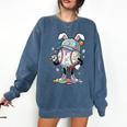 Baseball Drip Ice Cream Apparel Youth Boy Easter Day Comfort Colors Sweatshirt Blue Jean Baseball Drip Ice Cream Apparel Youth Boy Easter Day Comfort Colors Sweatshirt Blue Jean