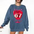 Baseball Drip Ice Cream Valentine Youth Boys Girls Sport Comfort Colors Sweatshirt Blue Jean Baseball Drip Ice Cream Valentine Youth Boys Girls Sport Comfort Colors Sweatshirt Blue Jean
