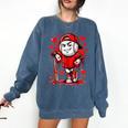 Baseball Drip Icecream Heart Red Valentine Day Boys Kids Comfort Colors Sweatshirt Blue Jean Baseball Drip Icecream Heart Red Valentine Day Boys Kids Comfort Colors Sweatshirt Blue Jean
