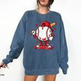 Baseball Drip Icecream Men Boy Valentine Comfort Colors Sweatshirt Blue Jean Baseball Drip Icecream Men Boy Valentine Comfort Colors Sweatshirt Blue Jean