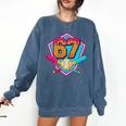 Baseball Drip Jersey Number 67 For Players & 67th Birthday Premium Tri-Blend Comfort Colors Sweatshirt Blue Jean Baseball Drip Jersey Number 67 For Players & 67th Birthday Premium Tri-Blend Comfort Colors Sweatshirt Blue Jean