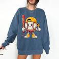 Baseball Drip Baseball Life Style 101 Apparel Youth Comfort Colors Sweatshirt Blue Jean Baseball Drip Baseball Life Style 101 Apparel Youth Comfort Colors Sweatshirt Blue Jean