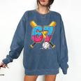 Baseball Drip Number 67 Player 67th Birthday Meme Gen Alpha Comfort Colors Sweatshirt Blue Jean Baseball Drip Number 67 Player 67th Birthday Meme Gen Alpha Comfort Colors Sweatshirt Blue Jean