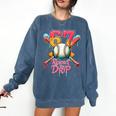 Baseball Drip Number 67 Player Sport For Men Women Kids Comfort Colors Sweatshirt Blue Jean Baseball Drip Number 67 Player Sport For Men Women Kids Comfort Colors Sweatshirt Blue Jean