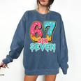 Baseball Drip Number 67 Player Trendy 6 7 Meme Comfort Colors Sweatshirt Blue Jean Baseball Drip Number 67 Player Trendy 6 7 Meme Comfort Colors Sweatshirt Blue Jean