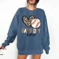 Baseball Game Day Vibes Baseball Mom Mama Leopard Cute Comfort Colors Sweatshirt Blue Jean Baseball Game Day Vibes Baseball Mom Mama Leopard Cute Comfort Colors Sweatshirt Blue Jean
