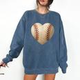 Baseball Heart Shape Valentines Day Love Boys Kids Men Comfort Colors Sweatshirt Blue Jean Baseball Heart Shape Valentines Day Love Boys Kids Men Comfort Colors Sweatshirt Blue Jean