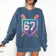 Baseball Ice Cream Drip 67 Player Dabbing Six Seven Boys Comfort Colors Sweatshirt Blue Jean Baseball Ice Cream Drip 67 Player Dabbing Six Seven Boys Comfort Colors Sweatshirt Blue Jean