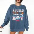 Baseball Ice Cream Drip Abuelo Of The Birthday Boy Comfort Colors Sweatshirt Blue Jean Baseball Ice Cream Drip Abuelo Of The Birthday Boy Comfort Colors Sweatshirt Blue Jean