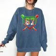 Baseball Ice Cream Drip Number 67 Player 6 7 Christmas Pjs Comfort Colors Sweatshirt Blue Jean Baseball Ice Cream Drip Number 67 Player 6 7 Christmas Pjs Comfort Colors Sweatshirt Blue Jean