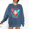 Baseball Ice Cream Drip Number 67 Player 67 Respect The Drip Comfort Colors Sweatshirt Blue Jean