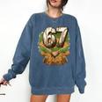 Baseball Ice Cream Drip Number 67 Playground Player 67th Comfort Colors Sweatshirt Blue Jean Baseball Ice Cream Drip Number 67 Playground Player 67th Comfort Colors Sweatshirt Blue Jean