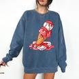 Baseball Ice Cream Drip Youth Strawberry Baseball Red Comfort Colors Sweatshirt Blue Jean Baseball Ice Cream Drip Youth Strawberry Baseball Red Comfort Colors Sweatshirt Blue Jean