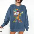 Baseball Ice Cream Dripping Dabbing Baseball Drip Comfort Colors Sweatshirt Blue Jean Baseball Ice Cream Dripping Dabbing Baseball Drip Comfort Colors Sweatshirt Blue Jean