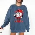 Baseball Ice Cream Valentine Dripping Game Day Men Boys Kids Comfort Colors Sweatshirt Blue Jean Baseball Ice Cream Valentine Dripping Game Day Men Boys Kids Comfort Colors Sweatshirt Blue Jean