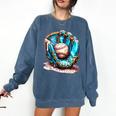 Baseball Lifestyle Apparel Youth Baseball Drip Ice Cream Comfort Colors Sweatshirt Blue Jean Baseball Lifestyle Apparel Youth Baseball Drip Ice Cream Comfort Colors Sweatshirt Blue Jean