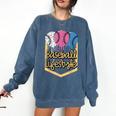 Baseball Lifestyle Ball Sprinkles Drip Boys Kids Men Teen Comfort Colors Sweatshirt Blue Jean Baseball Lifestyle Ball Sprinkles Drip Boys Kids Men Teen Comfort Colors Sweatshirt Blue Jean