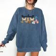 Baseball Mama Leopard Baseball Mom Mother's Day Comfort Colors Sweatshirt Blue Jean Baseball Mama Leopard Baseball Mom Mother's Day Comfort Colors Sweatshirt Blue Jean