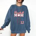 Baseball Mom 12 Number 12 Jersey Team Numbered Jersey Comfort Colors Sweatshirt Blue Jean Baseball Mom 12 Number 12 Jersey Team Numbered Jersey Comfort Colors Sweatshirt Blue Jean