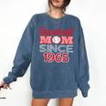 Baseball Mom Since 1965 Comfort Colors Sweatshirt Blue Jean Baseball Mom Since 1965 Comfort Colors Sweatshirt Blue Jean