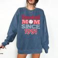 Baseball Mom Since 1991 Comfort Colors Sweatshirt Blue Jean Baseball Mom Since 1991 Comfort Colors Sweatshirt Blue Jean
