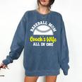 Baseball Mom Coach's Wife All In One Sports Player Coach Comfort Colors Sweatshirt Blue Jean Baseball Mom Coach's Wife All In One Sports Player Coach Comfort Colors Sweatshirt Blue Jean