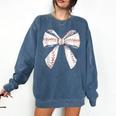 Baseball Mom Coquette Bow Baseball Mama Comfort Colors Sweatshirt Blue Jean Baseball Mom Coquette Bow Baseball Mama Comfort Colors Sweatshirt Blue Jean