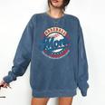 Baseball Mom Crazy Proud Always Loud Mother's Day Comfort Colors Sweatshirt Blue Jean Baseball Mom Crazy Proud Always Loud Mother's Day Comfort Colors Sweatshirt Blue Jean