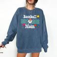 Baseball Mom Cute Retro Look Mothers Will Love Comfort Colors Sweatshirt Blue Jean Baseball Mom Cute Retro Look Mothers Will Love Comfort Colors Sweatshirt Blue Jean
