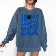 In My Baseball Mom Ear Blue Comfort Colors Sweatshirt Blue Jean In My Baseball Mom Ear Blue Comfort Colors Sweatshirt Blue Jean