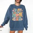 In My Baseball Mom Era Comfort Colors Sweatshirt Blue Jean In My Baseball Mom Era Comfort Colors Sweatshirt Blue Jean