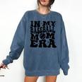 In My Baseball Mom Era Baseball Comfort Colors Sweatshirt Blue Jean In My Baseball Mom Era Baseball Comfort Colors Sweatshirt Blue Jean